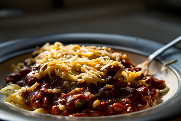 22 chili spaghetti