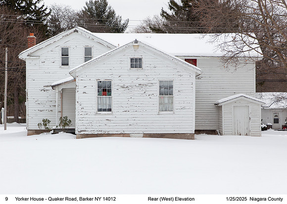 9 Rear (West) Elevation